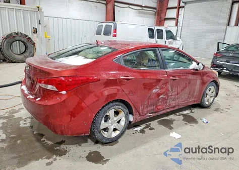 2013 Hyundai Elantra Gls из США, поврежденный, VIN 5NPDH4AE3DH377815